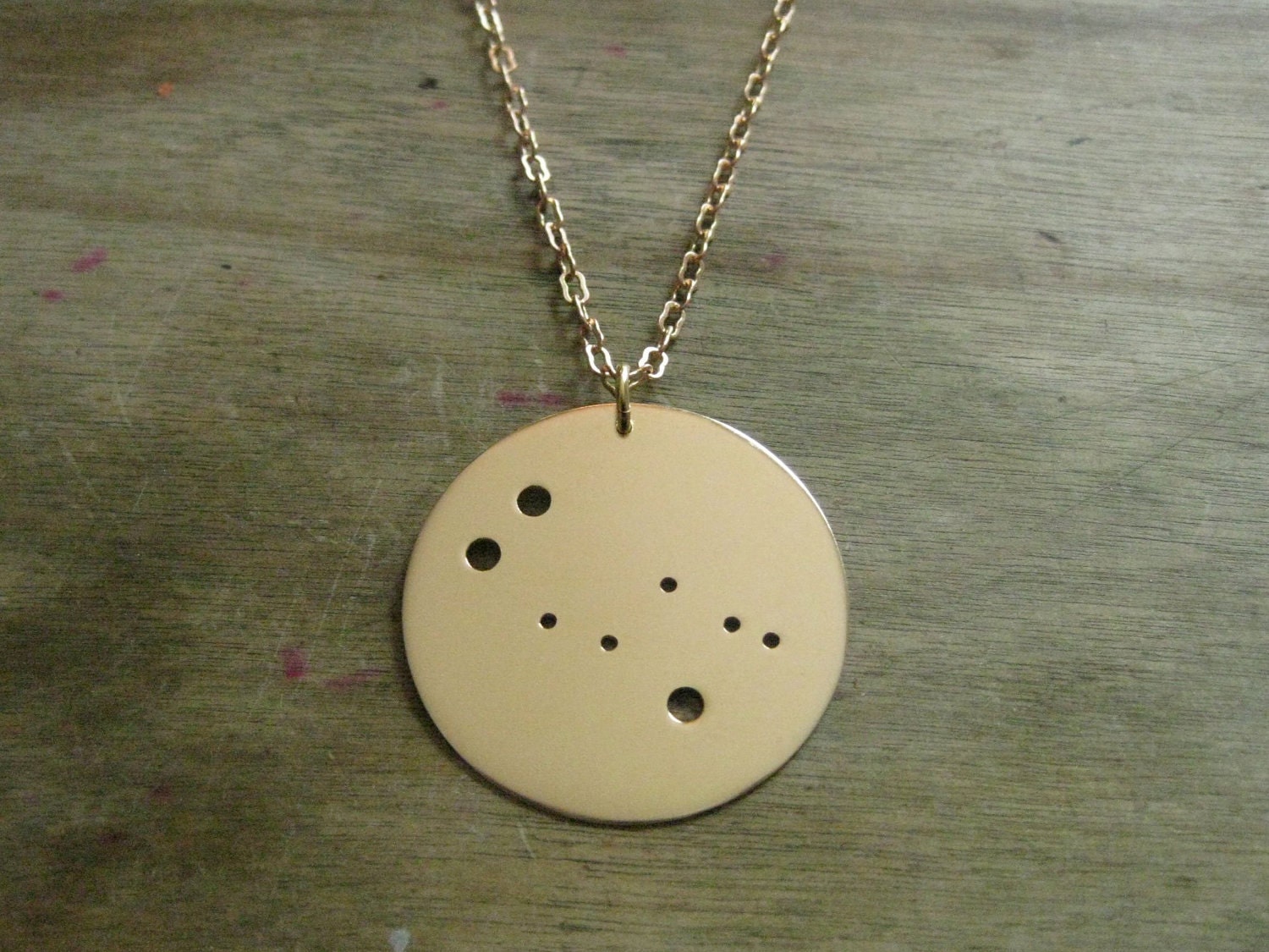 Gemini Constellation Pendant Necklace