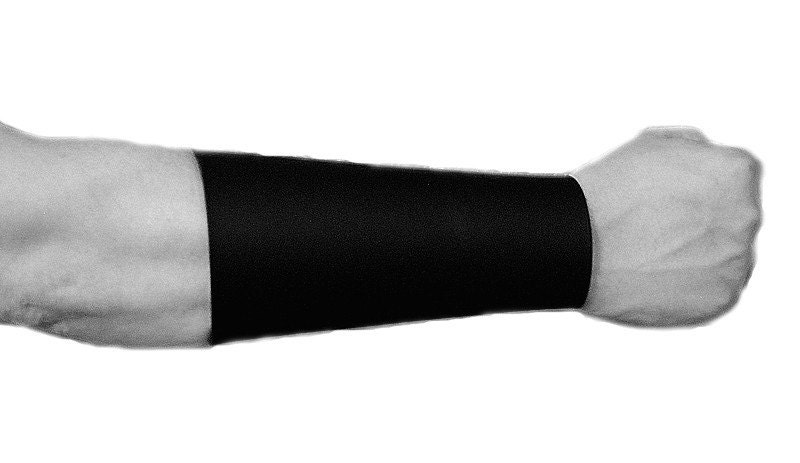 Plain Black Leather Cuff in Lace Up Design - Black Metal Renaissance Fetish Leather Armor Superhero Halloween Viking Cosplay UNISEX