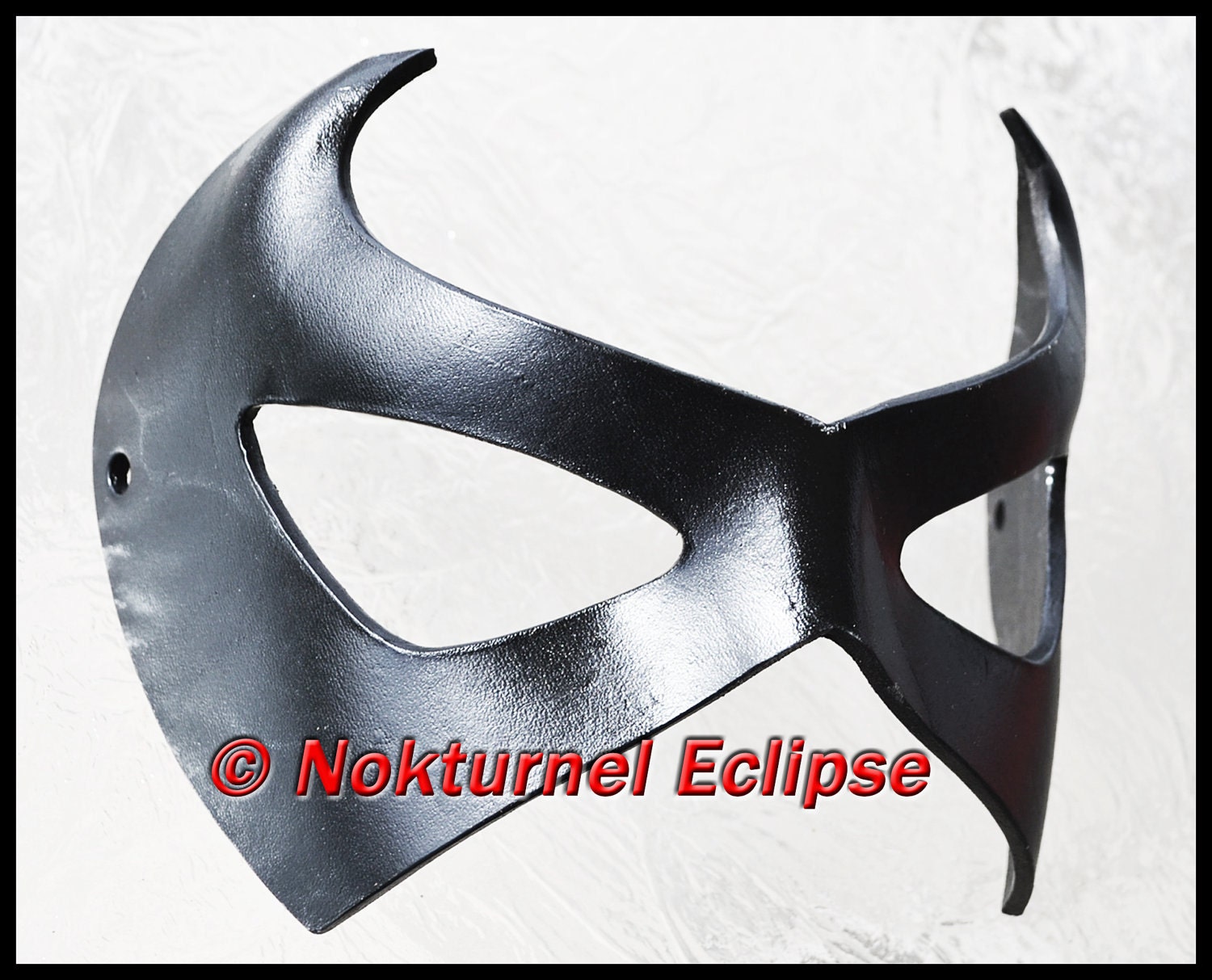BLACK Robin Super Hero Adult Leather Mask Masquerade Batgirl Batman Ms Marvel Halloween DC Comic Con Cosplay Costume UNISEX