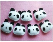 Panda Keychain or Phone Charm - Kawaii Animal Plush Keychain