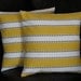 Pillows Decorative Pillows TRIO suzani, lulu stripe, barber bird 18x18 inch Throw Pillow Covers gray 18" storm grey, corn yellow, white