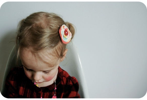 Little girl hair clips  - Surprise Pack - Mix and Match Felt and Fabric Hair Clips - handmade hair accessories for girls and toddlers