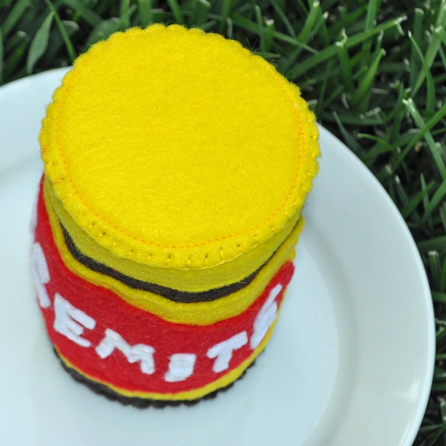 Felt Food Jar of Vegemite