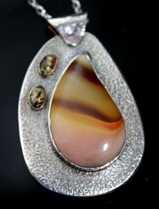 Jasper Pendant in Sterling Silver