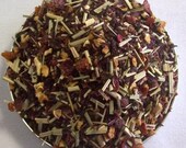 Hibiscus Heaven Organic Herbal Tea 2 ounces (summer, iced tea, beverage, red, health )