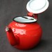 The cute little red teapot