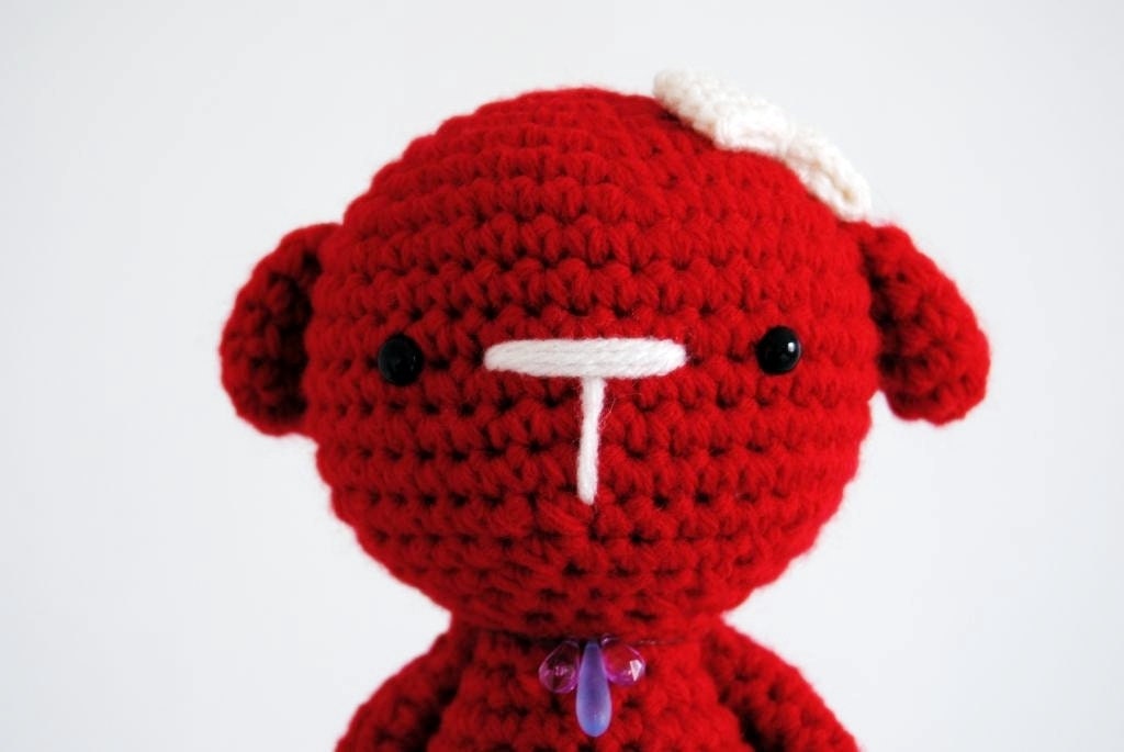 Amigurumi Big Red Doggy girl