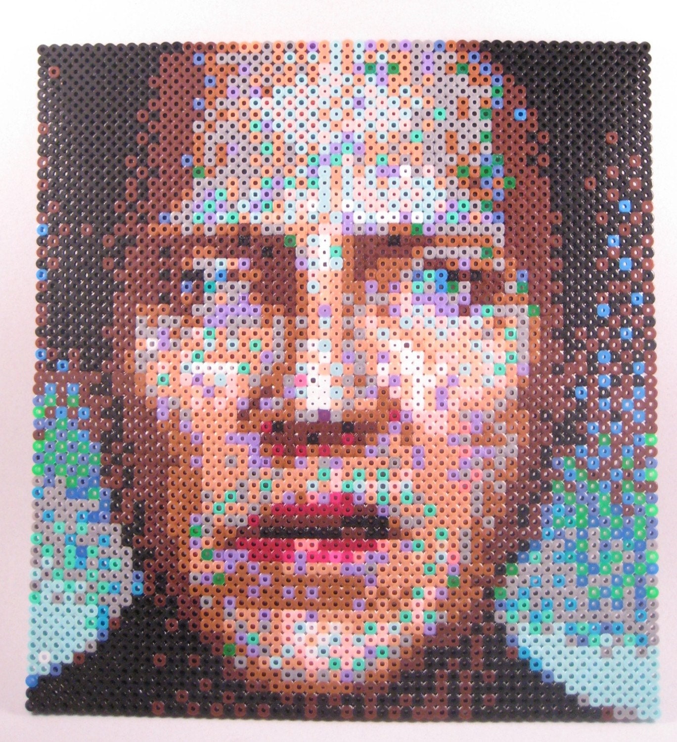 Perler Portrait - Christopher Walken