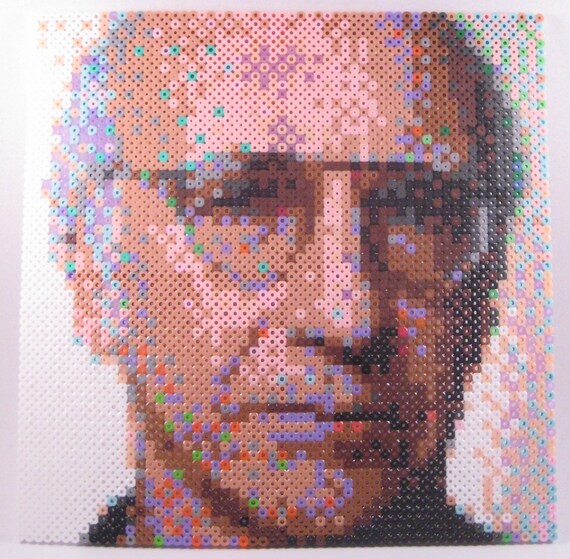 Perler Portrait - Larry David