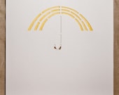 SALE: it's raining - unmounted print