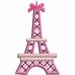 Eiffel Tower Applique, Machine Embroidery Design
