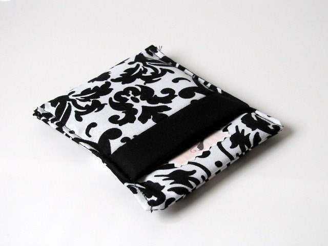 Black/White Damask Phone/Camera Sleeve