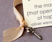 Bridesmaid Gift - Charm for Bracelet or Necklace - Key