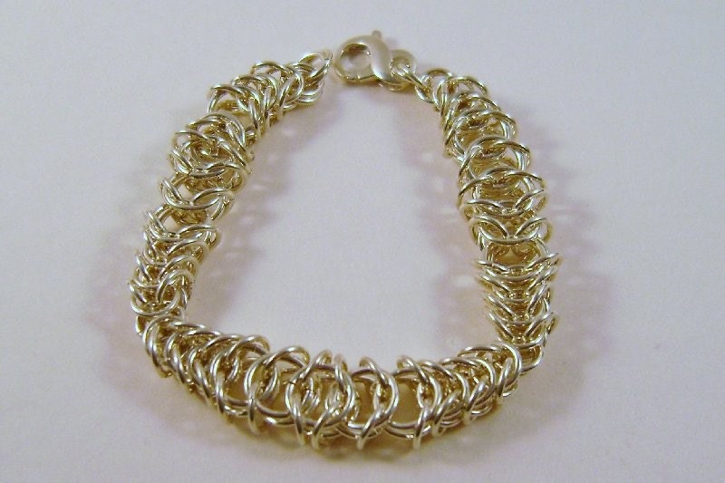 Sterling Silver Byzantine Bracelet
