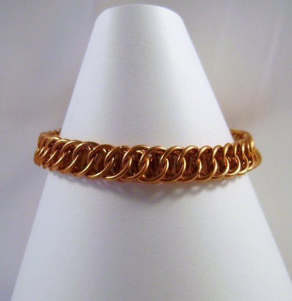 Copper Persian Chainmaille Bracelet
