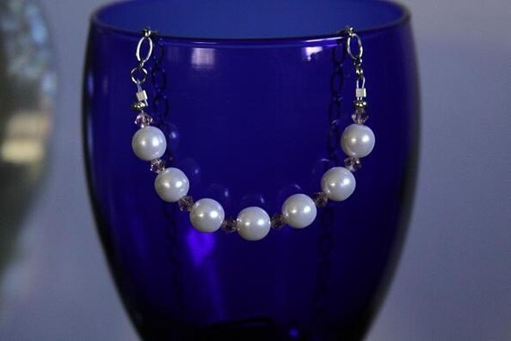 Dainty Pearl Necklace Great for Bridal Party or Prom