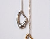 Silver Wing Shape Necklace