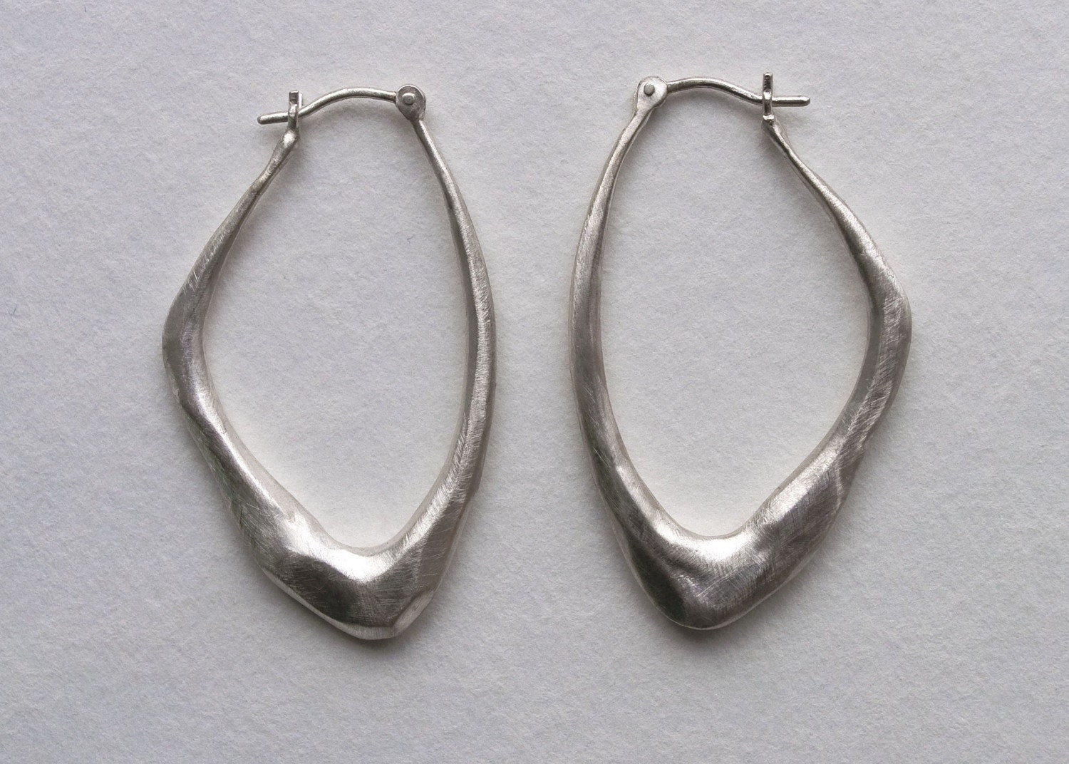 Silver Wing Shape Earrings