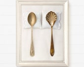 Wedding Poster: Spooning No1 Fine Art Photography Photo Print 8x10 Bedroom Gold Unisex Gift, Natural Cottage, White & Rustic Still life