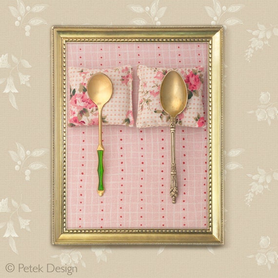 10%OFF Sale: Spooning No12 Fine Art Photography 8x10 Eclectic Home Decor Romantic Wedding Gift, Yellow Gold Green Pink Shabby Cottage Chic