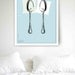 Spooning Poster 30.4x42cm LIGHT BLUE AQUA