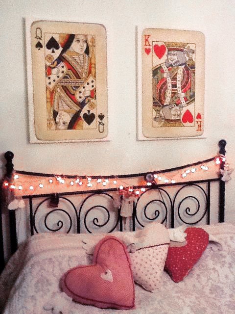 Royal Wedding Gift, Bedroom Walls 2 Big posters King and Queen Playing Cards, Home Decor 20x30 For Hostess, Fits to IKEA's frames