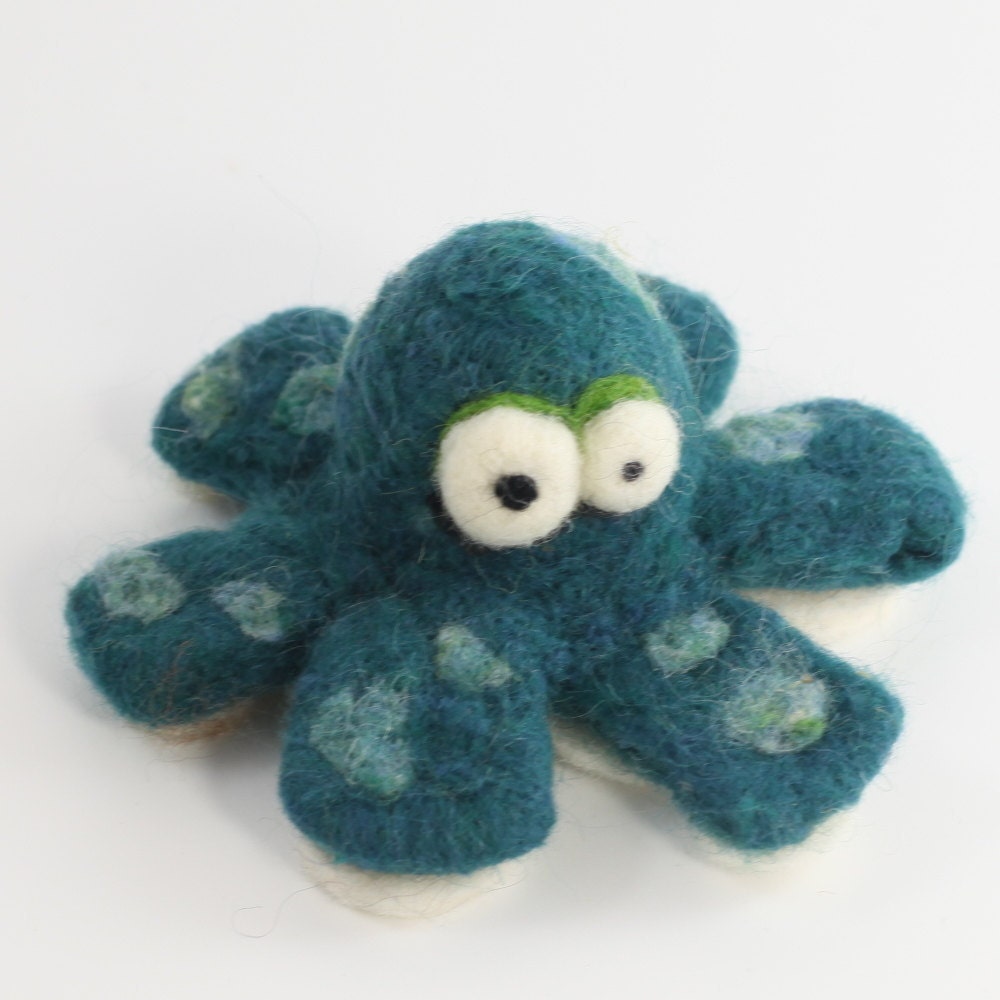 Needle felting Octopus kit