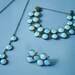 Antique Moonstone Opal Necklace Bracelet Earring Set
