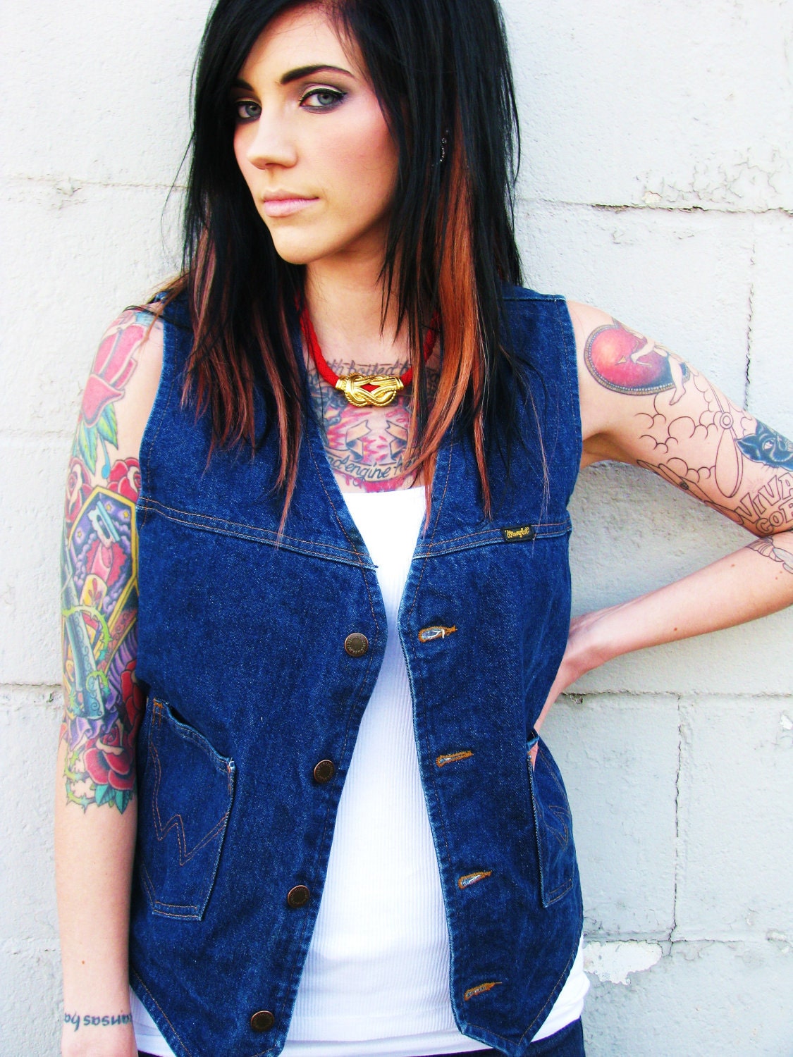 jean vest