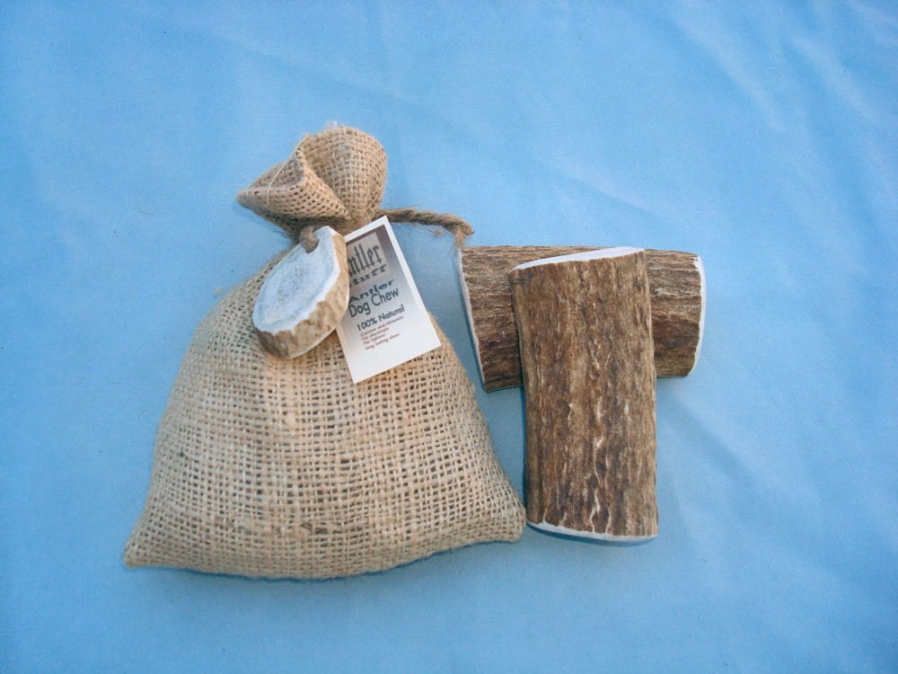2 Natural Antler Dog Chew