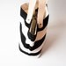 Black and White Striped Tote