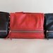 Red Leather Bag - Refold Satchel - Red - 30% OFF SALE