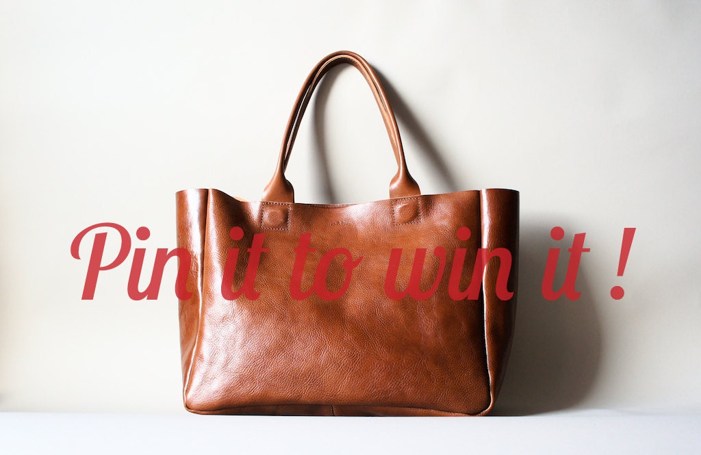 Dark Brown Leather  Bag - Heirloom Tote - Oxblood Brown Vegetable Tanned Leather