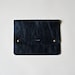 Black Leather iPad Case - Heirloom Sleeve - Black