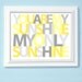 You Are My Sunshine Print -Custom Colors 8x10