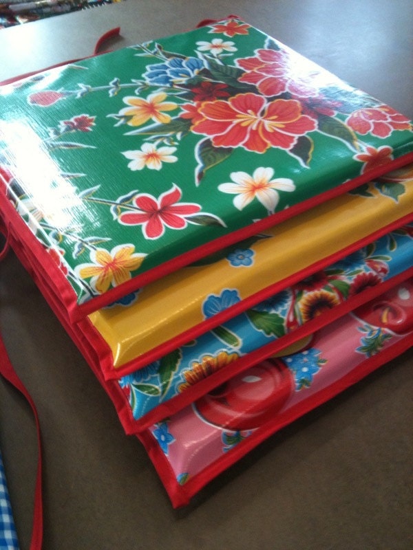 Indoor Outdoor Custom Seat Cushion with Ties  This listing is for one custom cushion. Need more than 1, simply send a convo