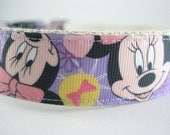 Hemp dog collar - Minnie Mouse Disney