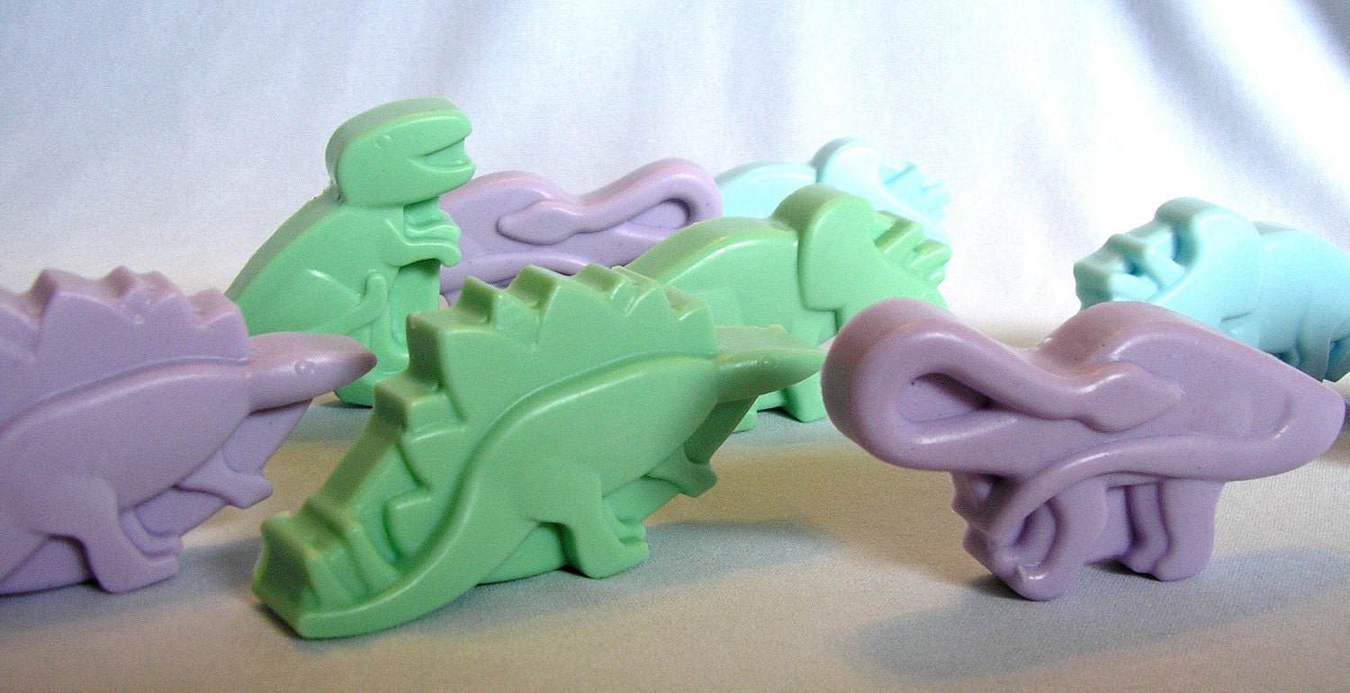 Oatmeal, Milk & Honey Dinosaurs Party Favors Mini Dino Soap bar x 12