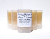 Paraben Free Solid Eye Cream and Cuticle Balm. Made with Organic Cocoa Butter and Organic Coconut Oil.  Great for Travel.