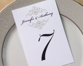 Delicate Design Table Numbers - Set of 20