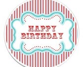 Vintage Carnival Stickers or Address Labels