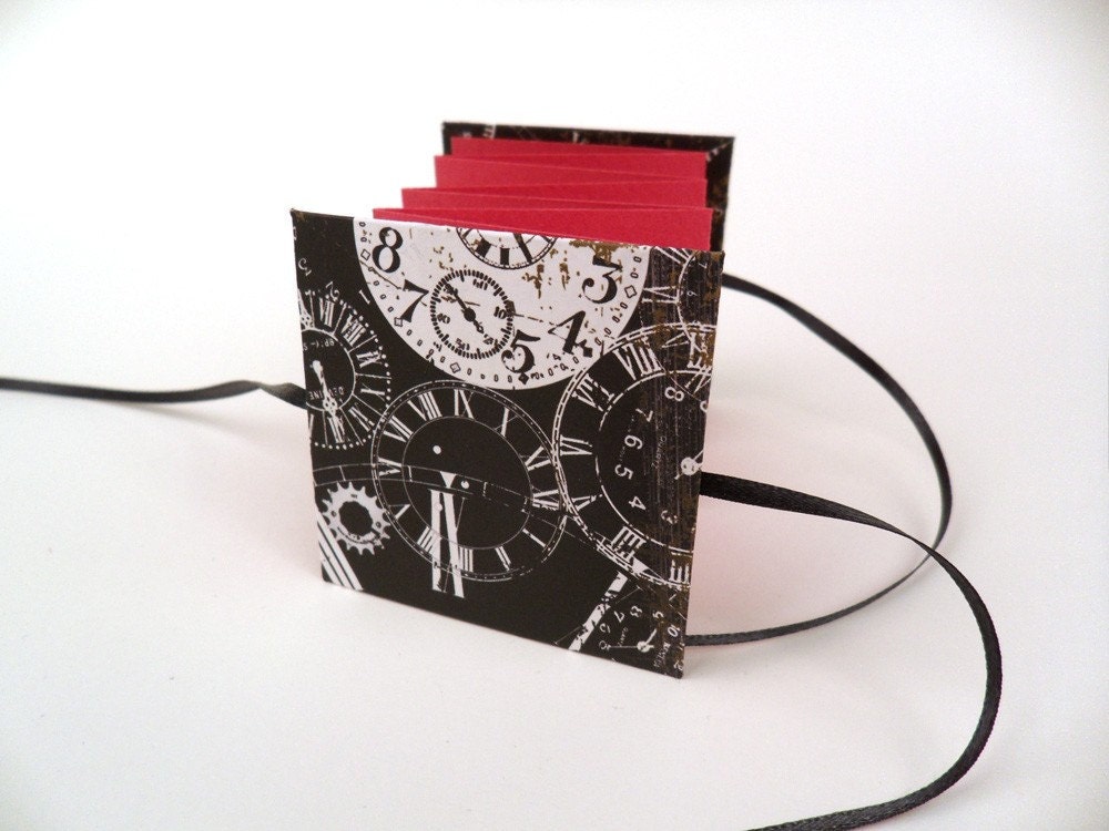 Tick Tock Time Clock  Accordion Book