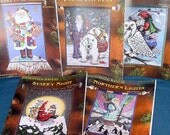 Enchanted Santas Series Beaded Tapestry Patterns Charts Susan Brack CHRISTMAS