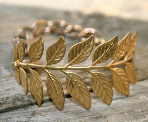 Gold Branch Bracelet - Athena