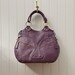 Glorianne overnight travel bag. Handmade real leather. Deep wine burgundy leather.