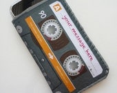 iPhone 4S case iPhone 5 Case Personalised Mix Cassette Tape - Create Your Own Message