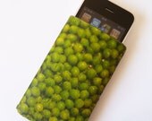 iPhone Case Green Peas - Fits iPhone 4, Smartphone and more