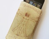 iPhone 4S Case iPhone 4 Case Da Vinci Vitruvian Man iPhone 5 Case Phone Case