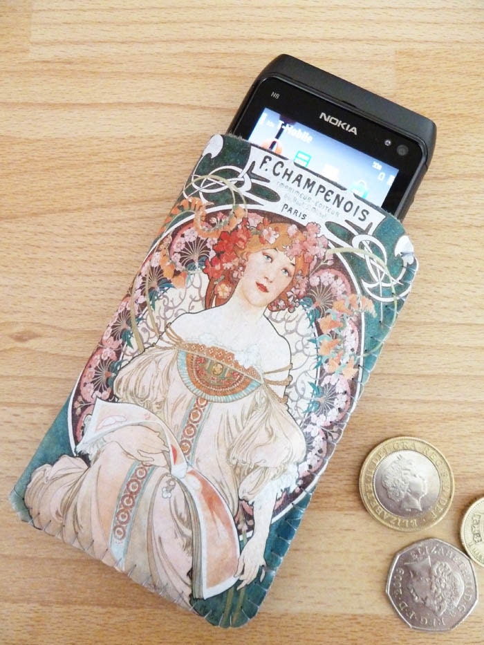 Samsung Galaxy S4 Case Art Nouveau Champenois Alphonse Mucha - Custom sizing available