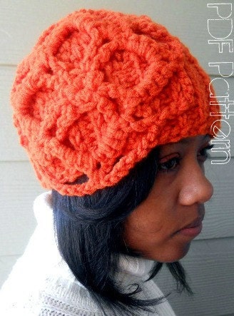 Crochet Hat Pattern-Chunky Beanie Hat-PDF Pattern